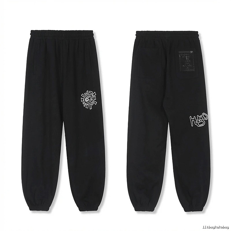 ADWYSD Printed Trendy Black Pants