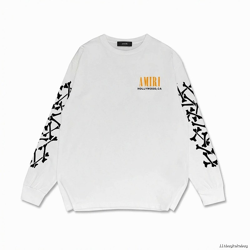 AMIRI Retro Style White Sweatshirt