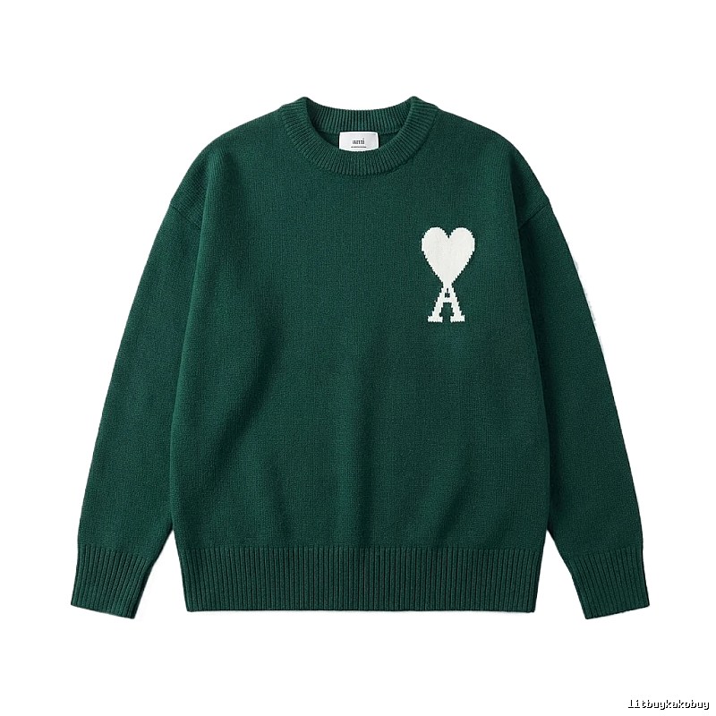 AMIRI vintage-style love green sweater