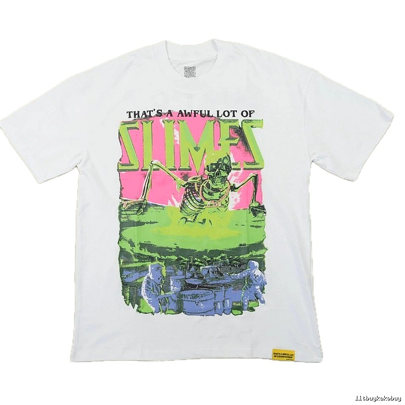 AwfulLot Skull Street Style White T-Shirt