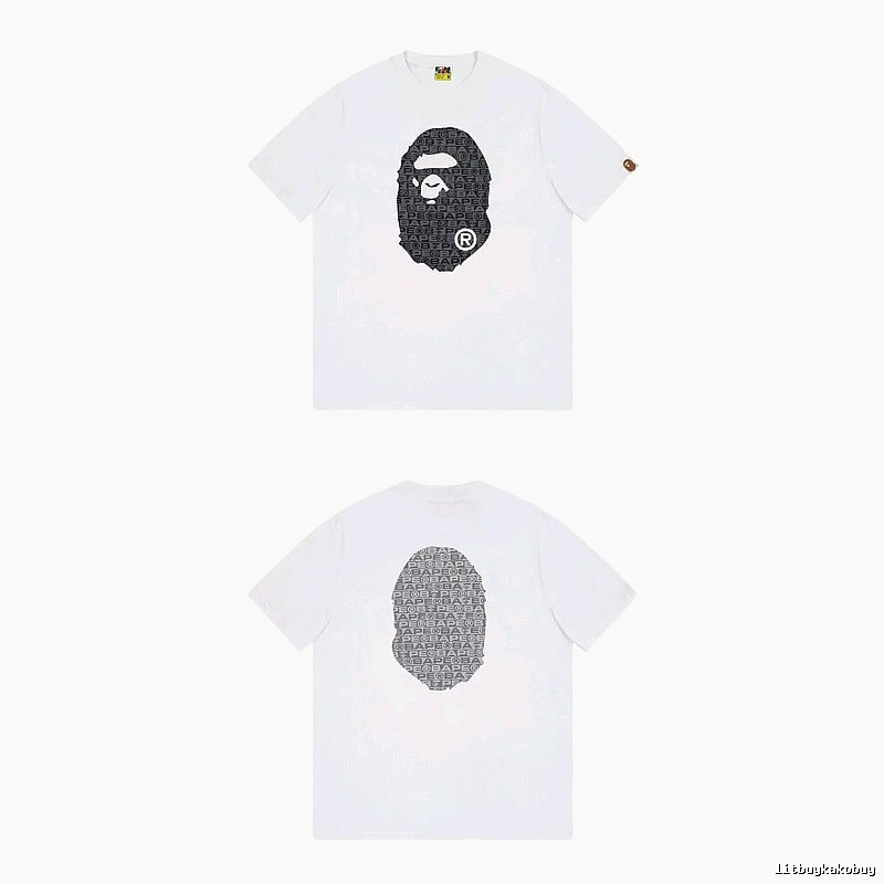 Bape Ape Head Simple White T-shirt