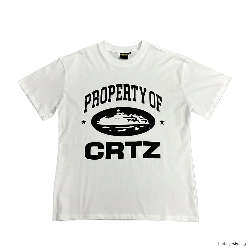 Corteiz letter - printed white T - shirt