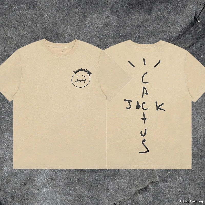 Denim Tears 2031-96 Beige Graphic T-Shirt Warm Weather
