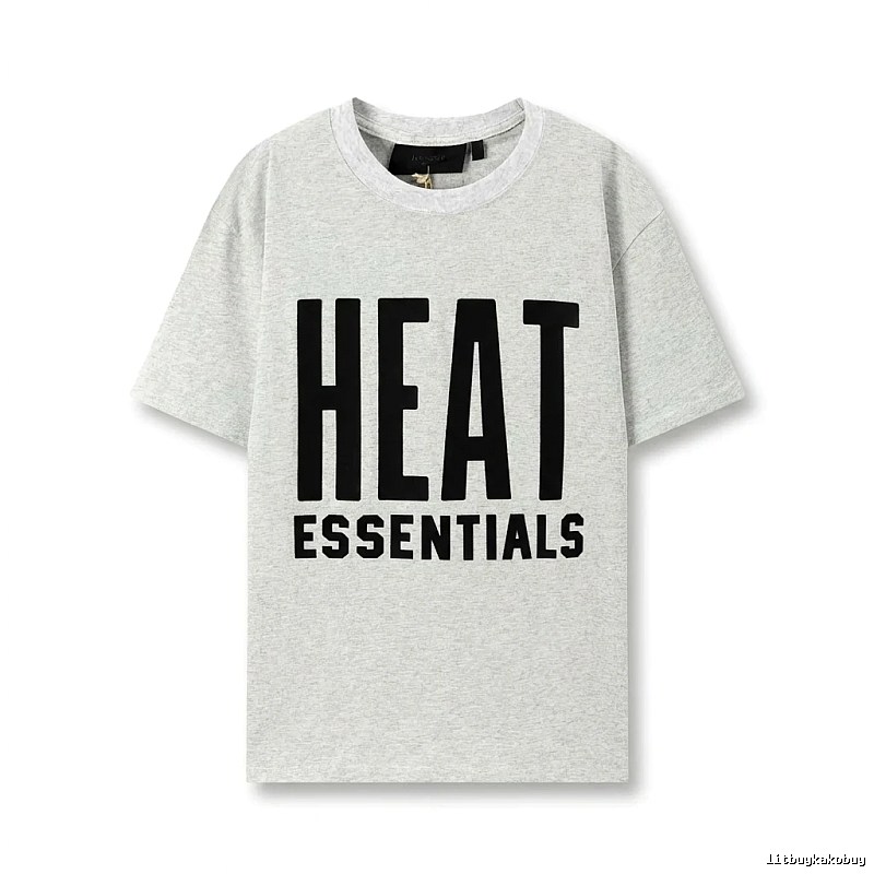 ESSENTIALS HEAT Series Grey T-shirt