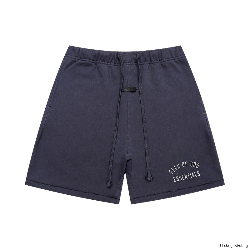 ESSENTIALS minimalist style dark gray shorts