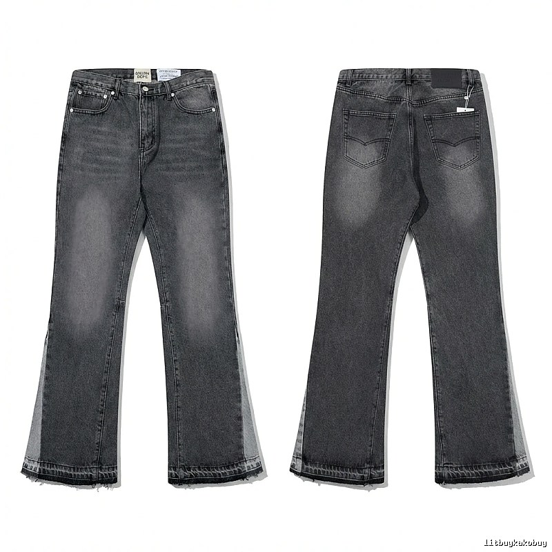 Gallery Dept Retro Style Black and Grey Jeans