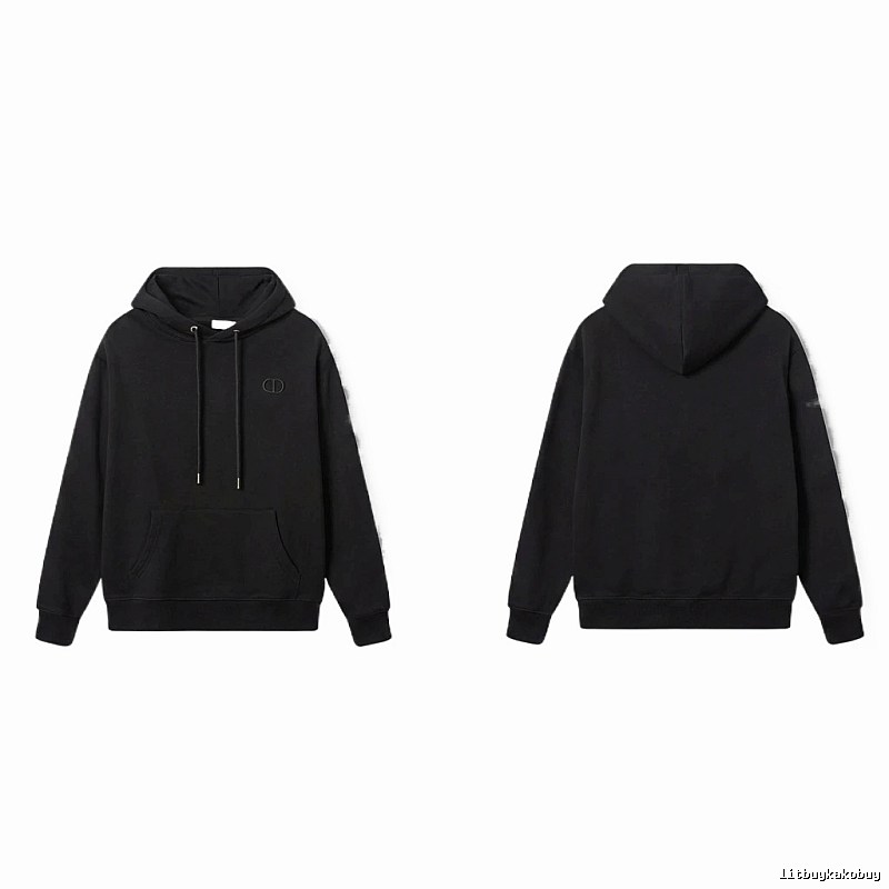 Gucci minimalist style black hoodie
