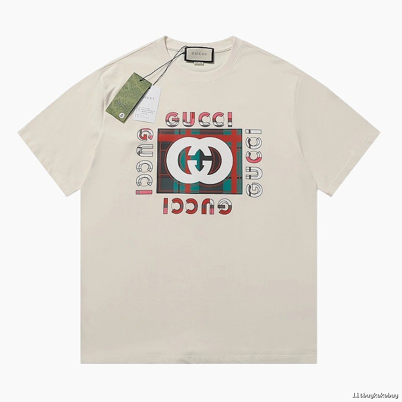 Gucci printed fashion white T-shirt