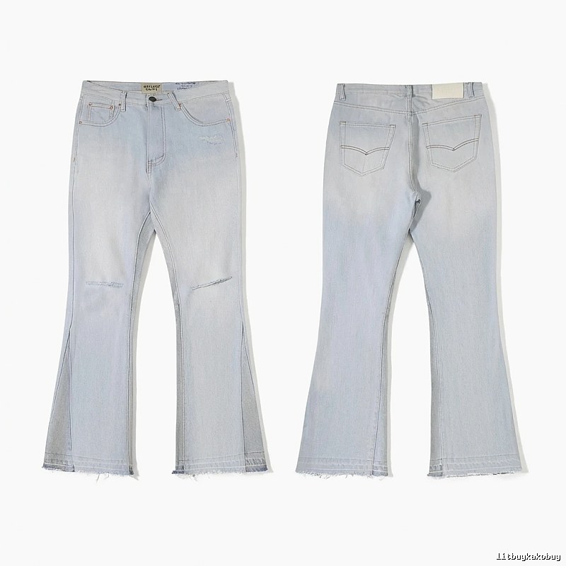 Hole-flared jeans from Gallery Dept.