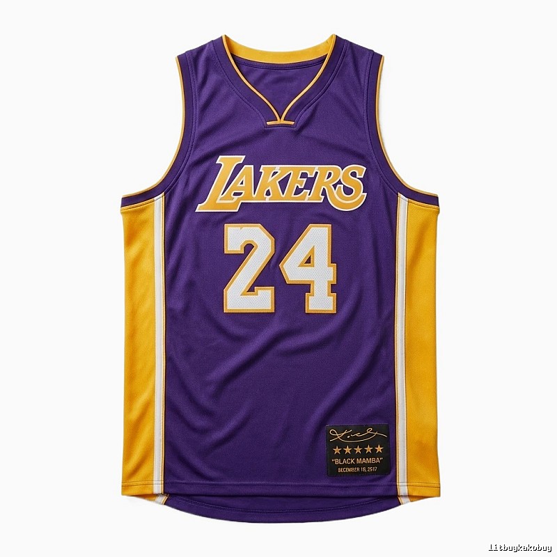 Kobe Lakers No. 24 basketball jersey
