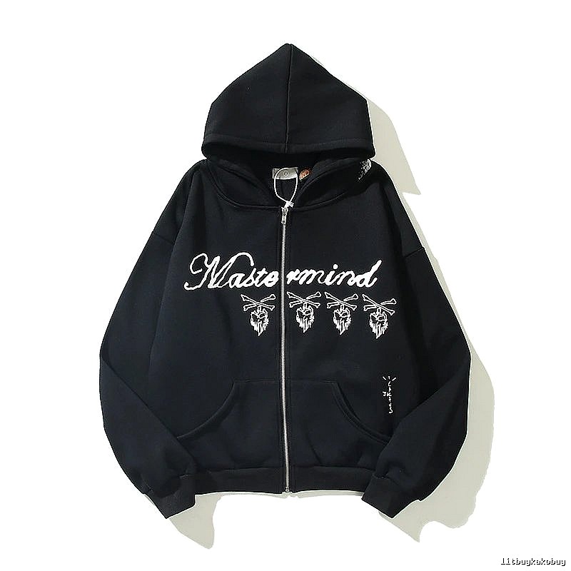 Mastermind Style W01 Zip Hoodie Daily Styling Skull