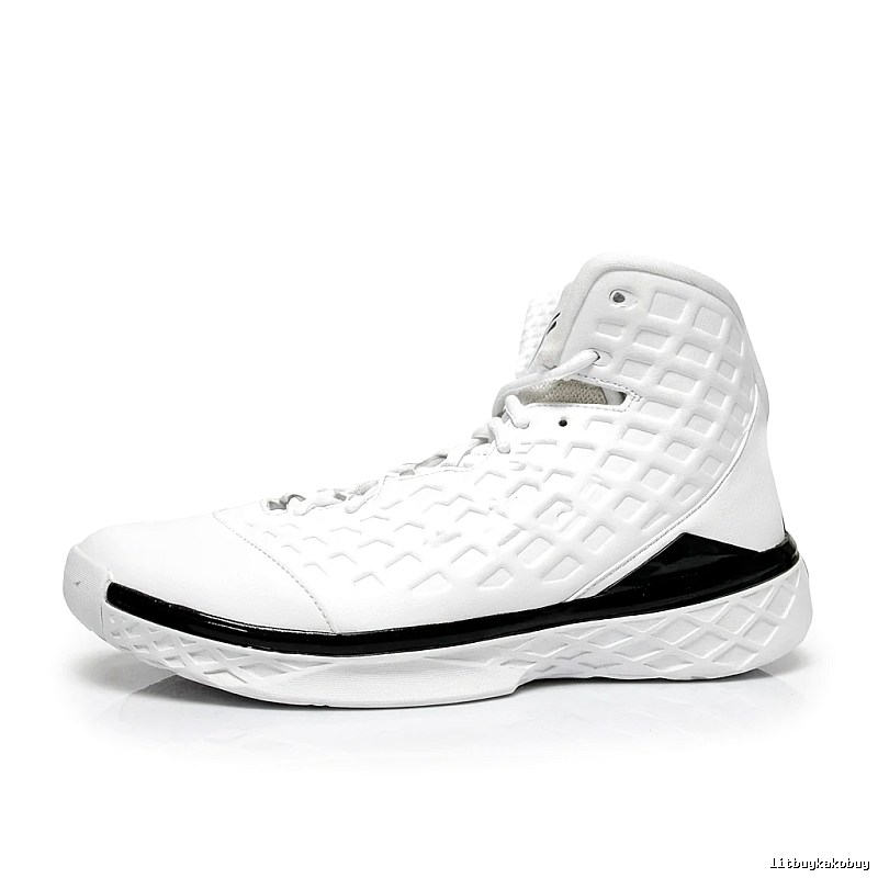 Nike retro black and white basketball shoes