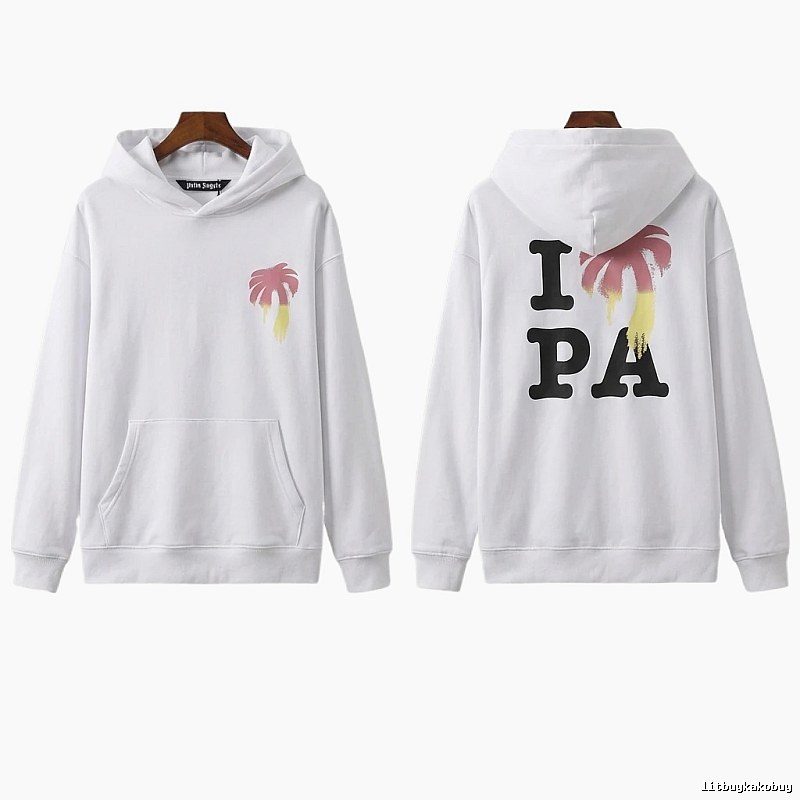 Palm Angels Palm Print Hoodie