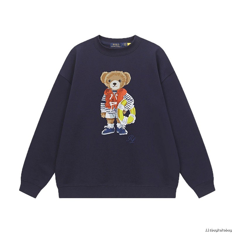 Ralph Lauren Bear Navy-style Sweatshirt