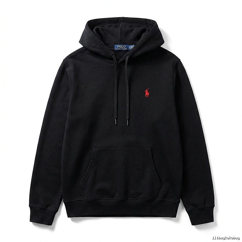 Ralph Lauren Polo hooded black sweatshirt