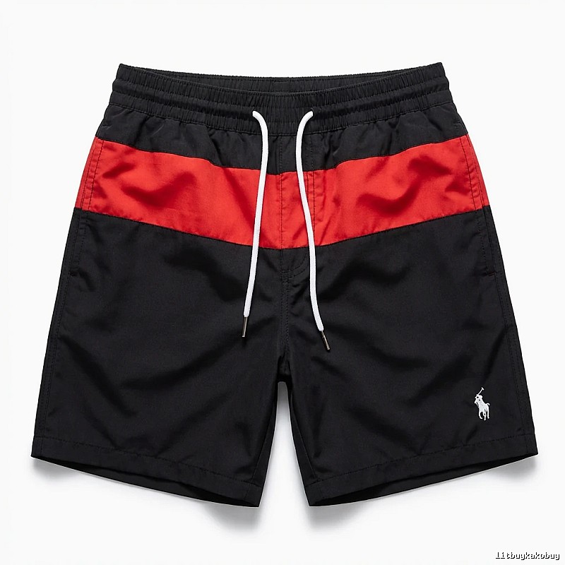 Ralph Lauren sporty black and red shorts