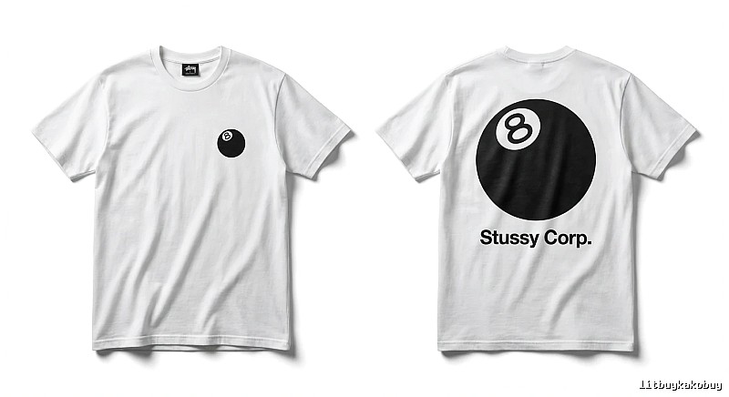 Stussy Billiards Series White T-shirt