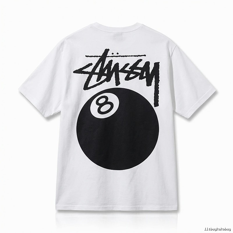 Stussy No.8 Ball White T-shirt