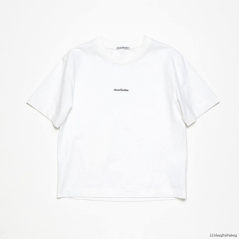 Acne Studios 2090-80 White Style Ac908042 Stockholm Logo T-Shirt Statement Graphic
