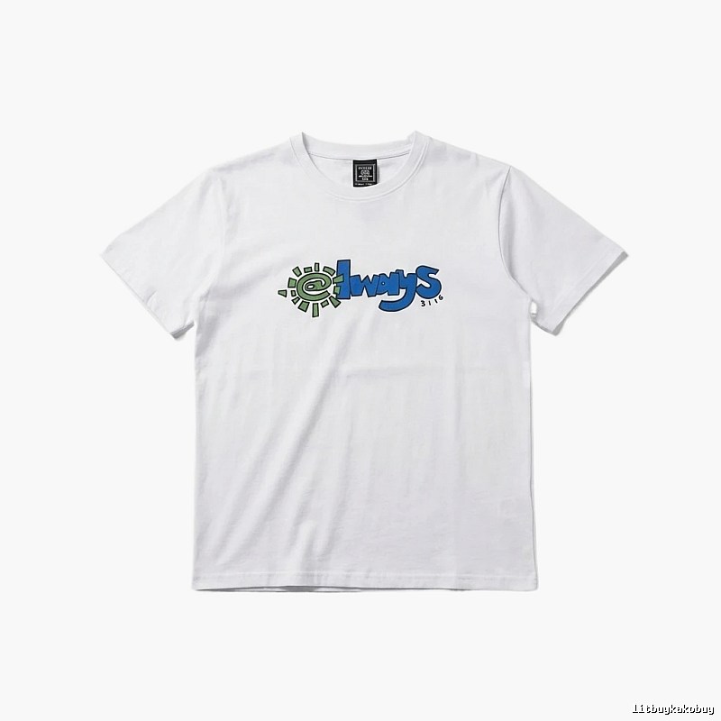 ADWYSD Printed Simple White T-shirt