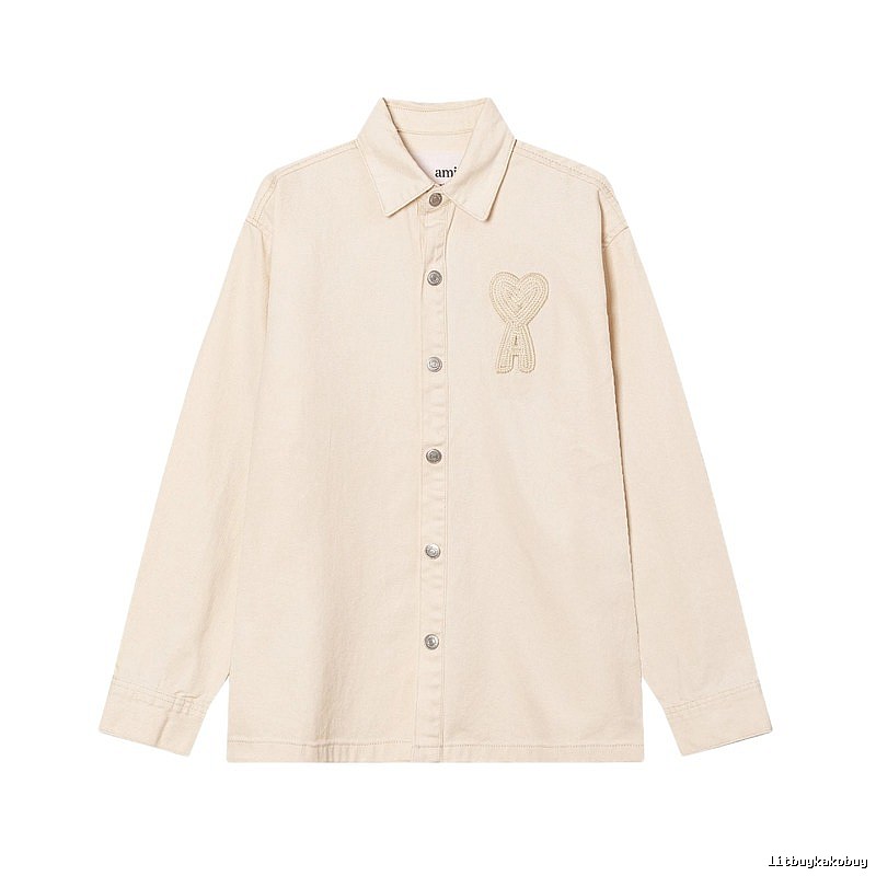 AMI Embroidered Love Style Shirt