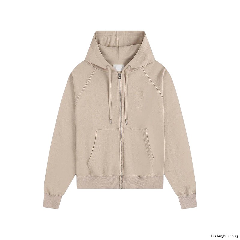 AMI Extremely Complex Style Beige Hoodie