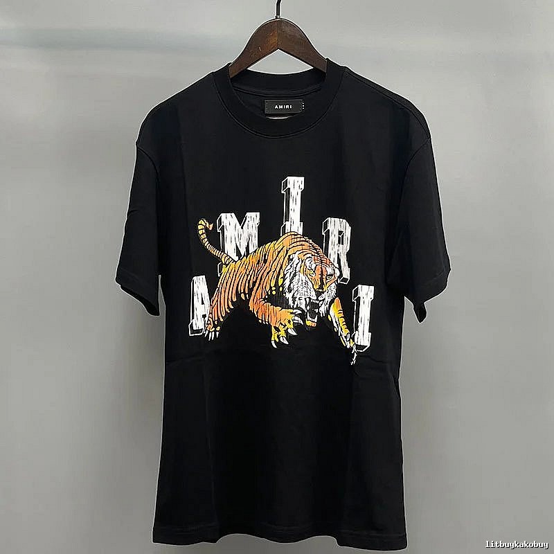 Amiri Black Records Graphic T-Shirt Downtown Style