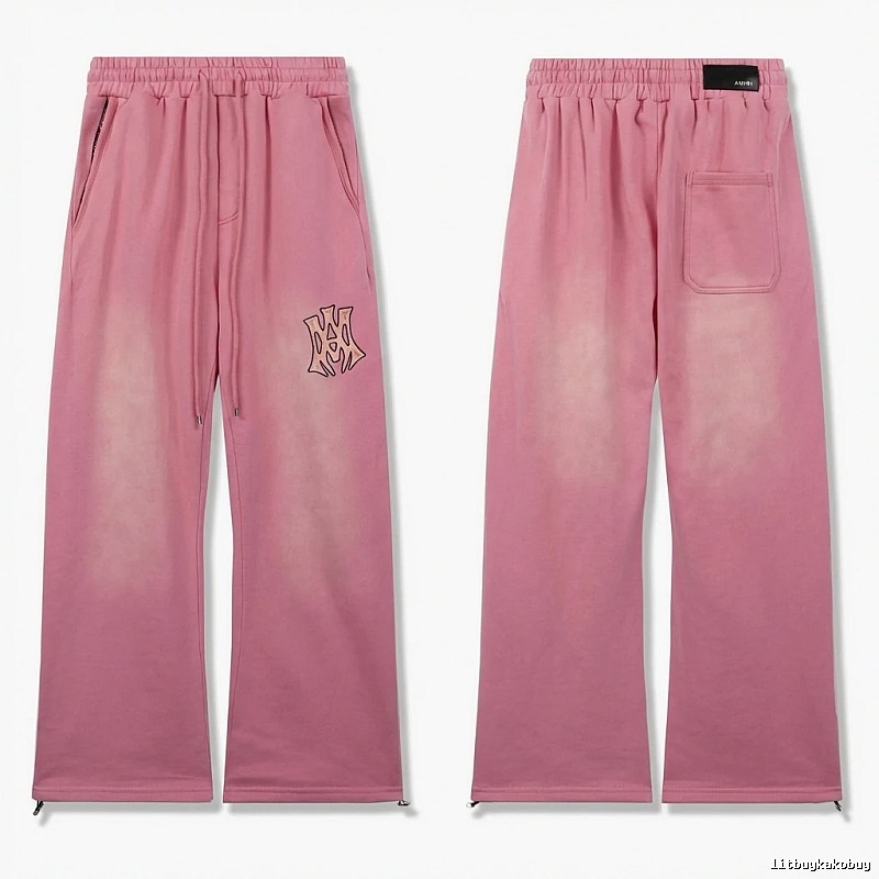 AMIRI casual style pink long trousers