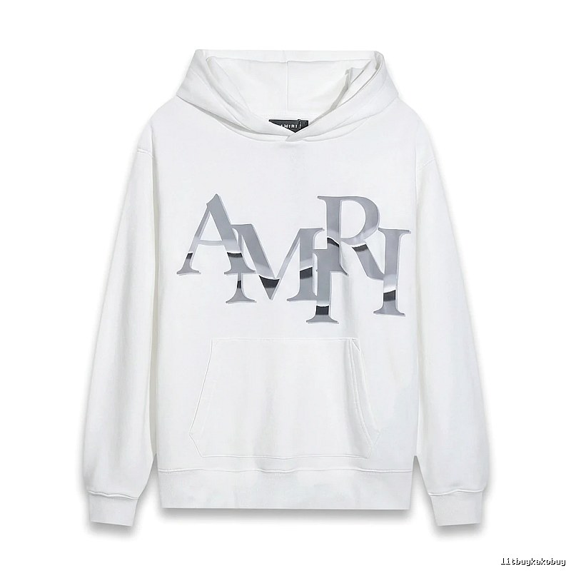 AMIRI Letter Style White Sweatshirt