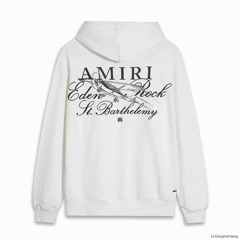 AMIRI Printed Casual White Sweatshirt