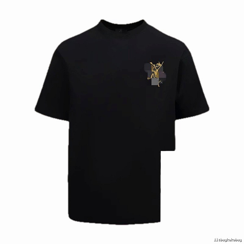 Arc'teryx Printed Functional Style Black Short Sleeve T-Shirt