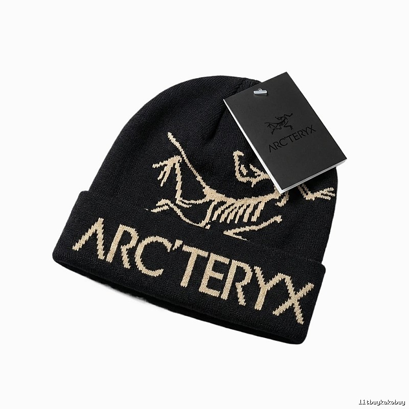 Arc'teryx trendy brand black knitted hat