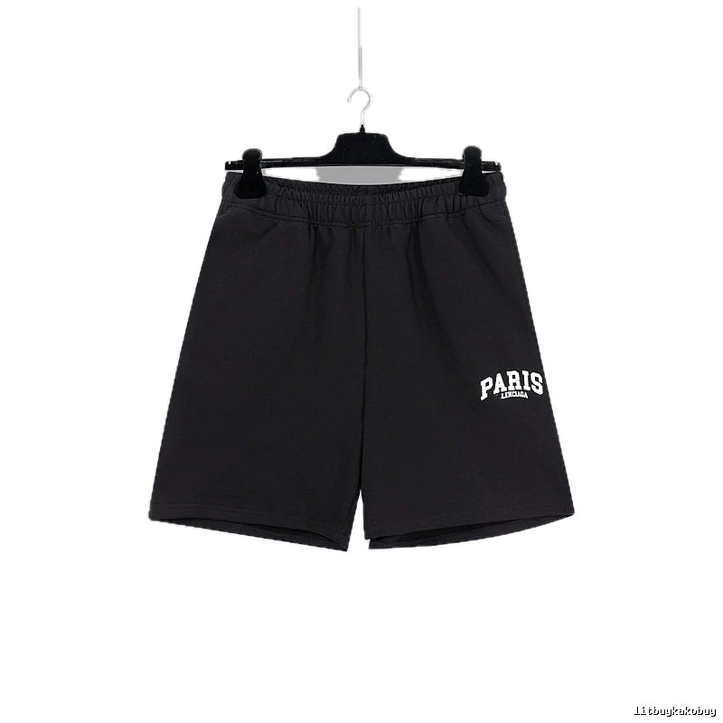 Balenciaga casual style black shorts