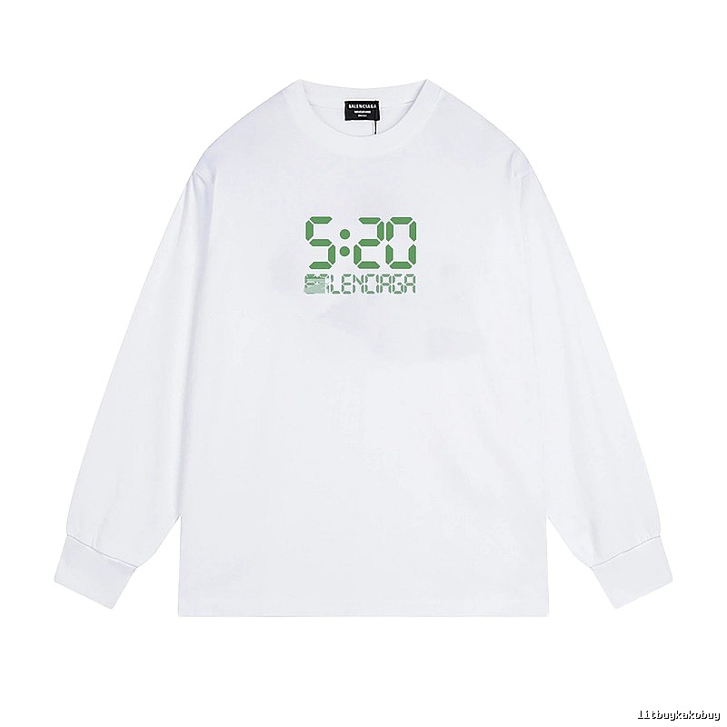 Balenciaga digital-style white T-shirt