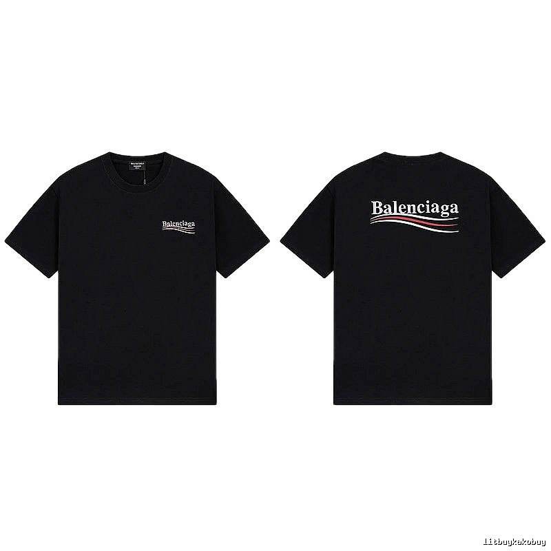 Balenciaga simple black short-sleeve