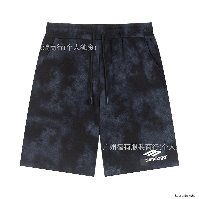 Balenciaga tie-dye style shorts