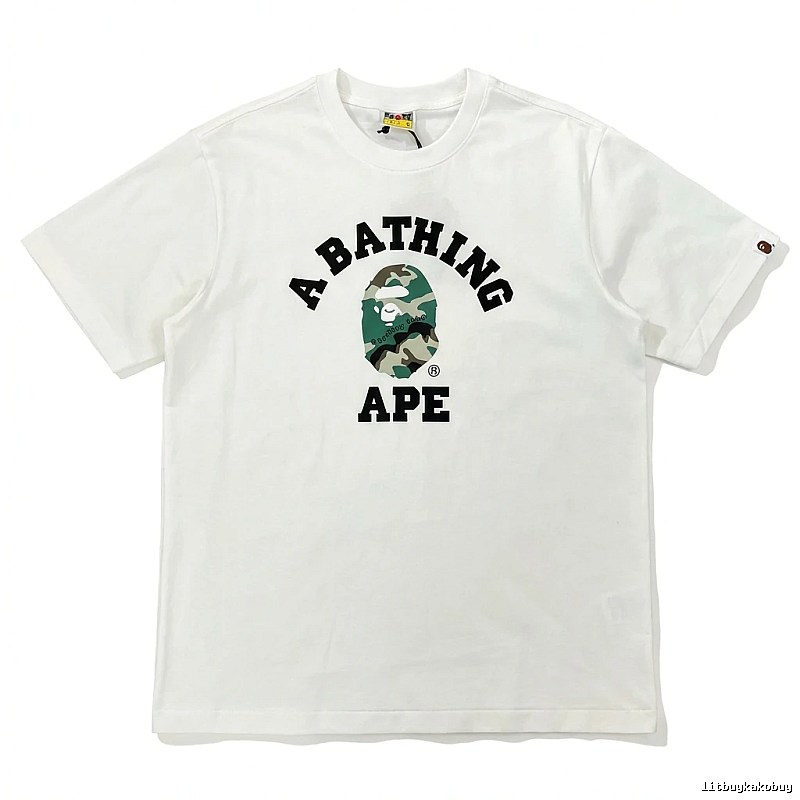 Bape Ape Camo Style White T-shirt