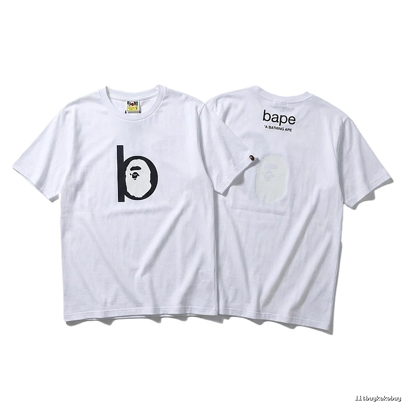 Bape Ape Head Simple White T-shirt