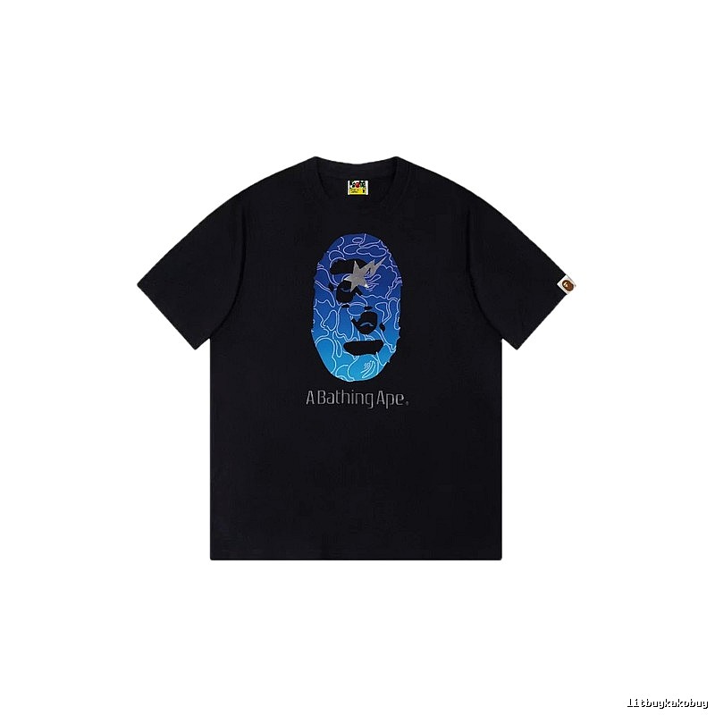 Bape Ape Head Trendy Cool Black T-shirt