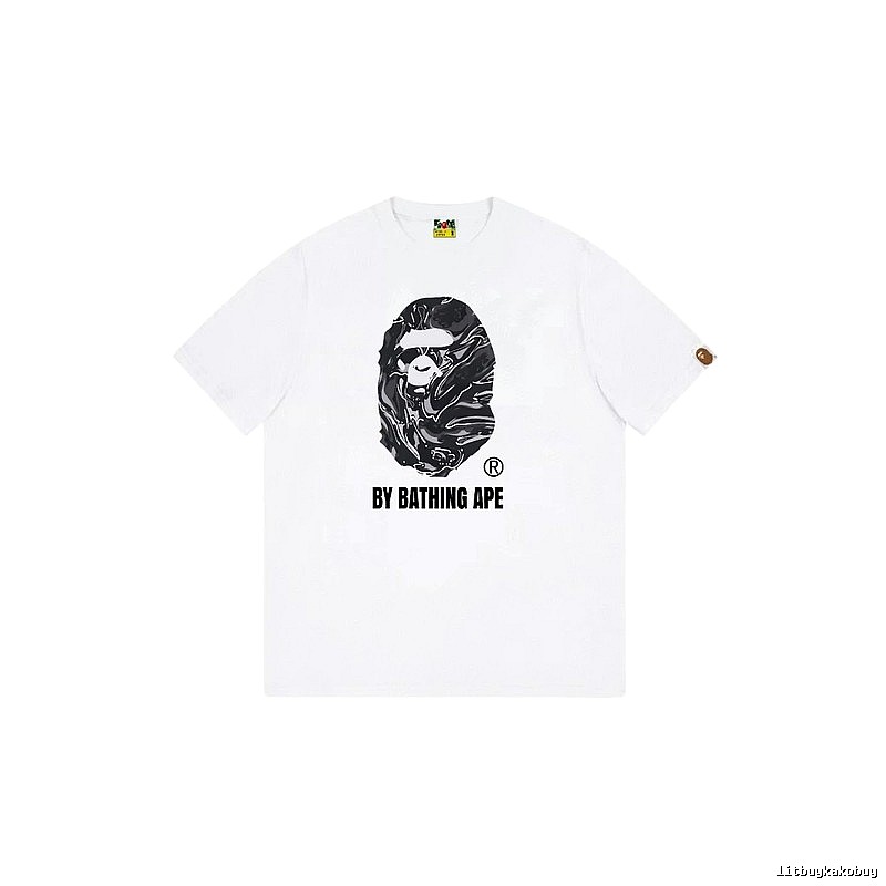 Bape Ape Head Trendy Cool White T-shirt