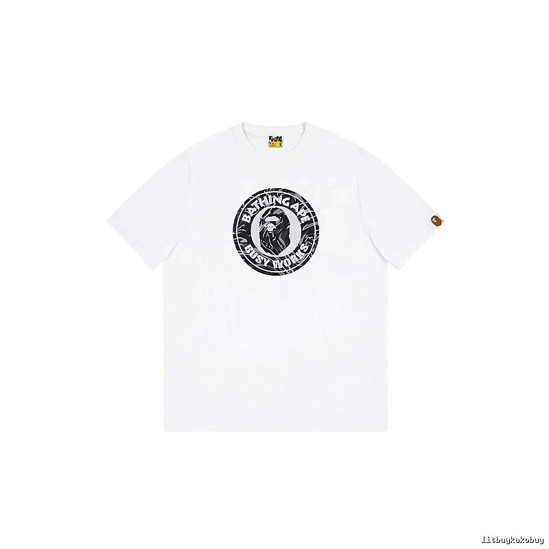Bape classic retro style white T-shirt