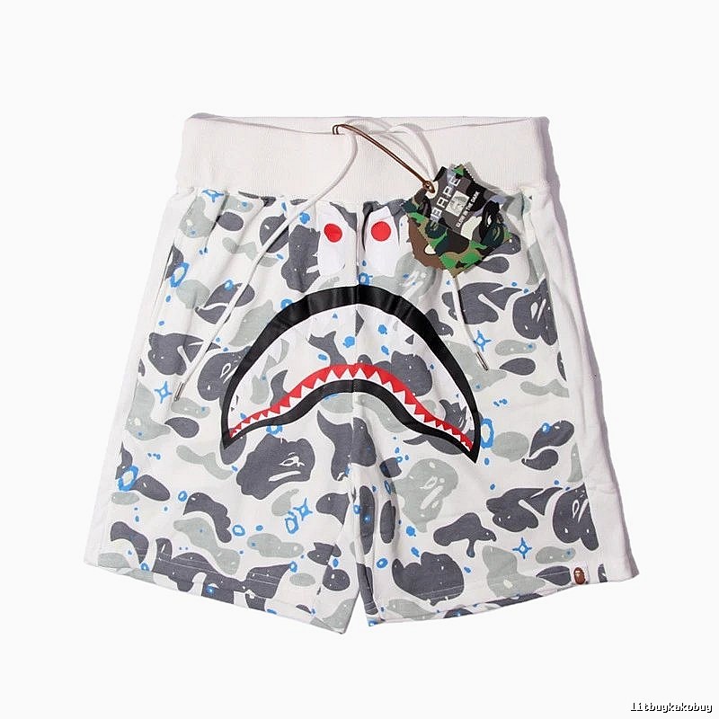 Bape Shark Camouflage Shorts