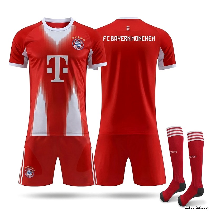 Bayern Munich's classic red football jersey