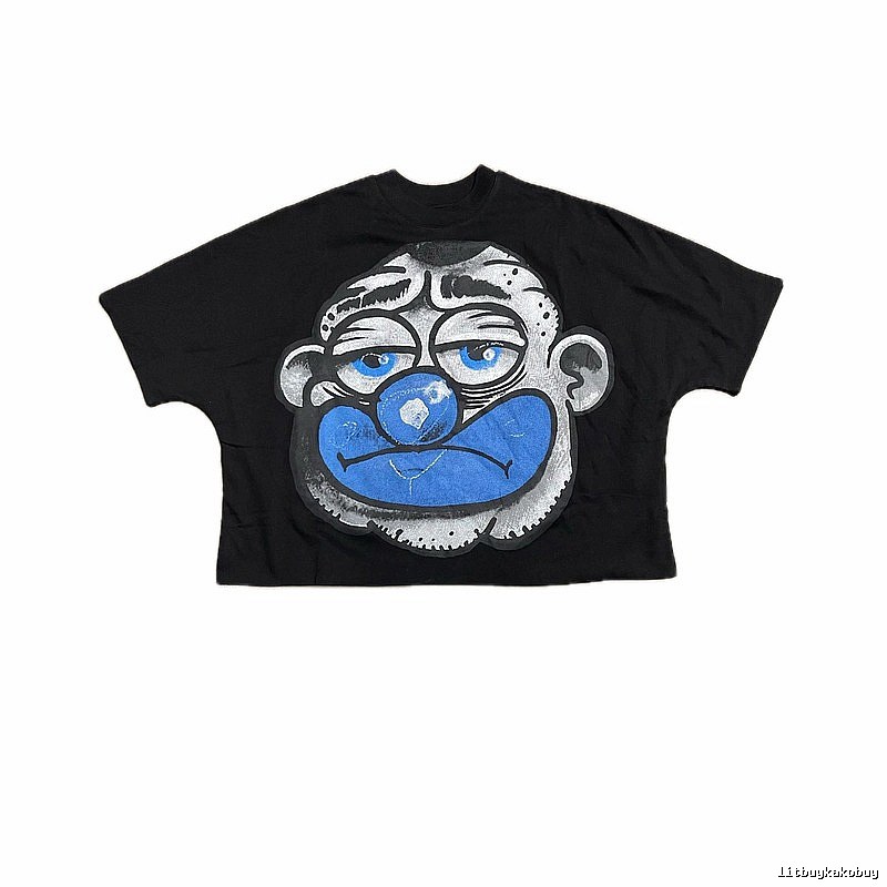 Billionaire Cartoon Trendy Brand Black T-shirt