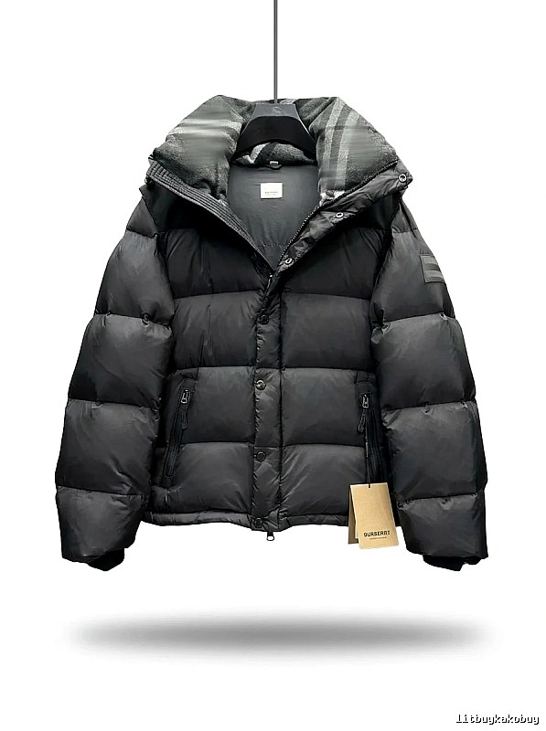 Black fashionable down jacket of Balenciaga