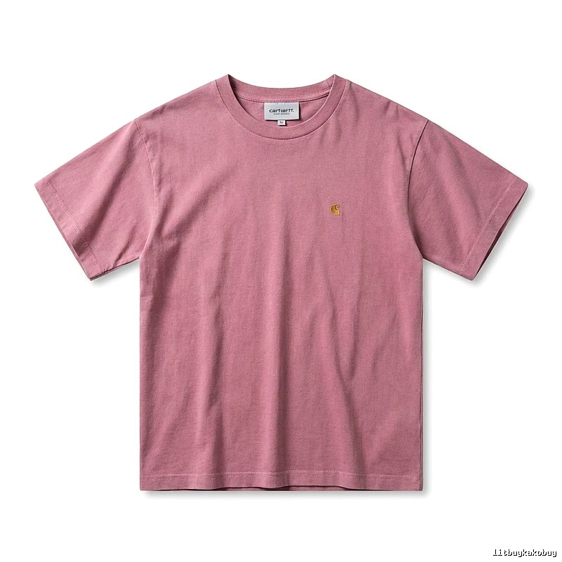 Carhartt basic simple style pink T-shirt