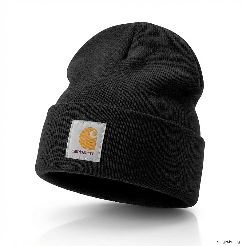 Carhartt classic black beanie