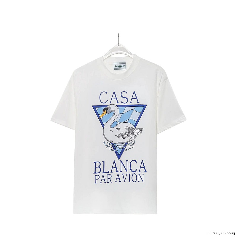 Casablanca Printed Fashionable White T-shirt