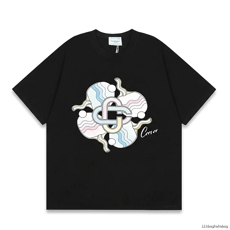Casablanca Printed Trendy T - Shirt