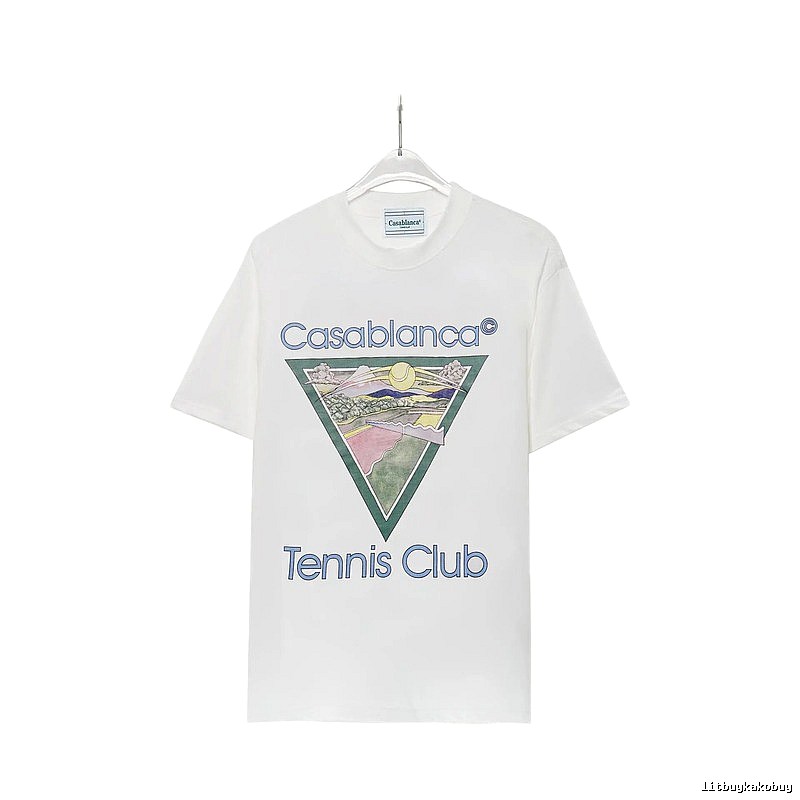 Casablanca Tennis Club Wind White T-shirt
